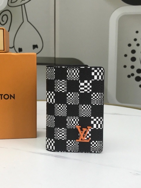 LOUIS VUITTON Wallets 30301 MULTIPLE black white